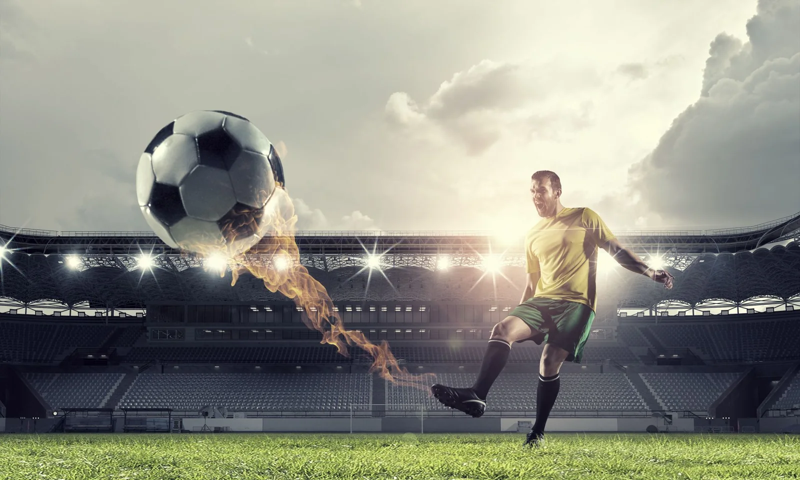 Tampilan atmosfer pertandingan olahraga untuk lobi CEMARA77